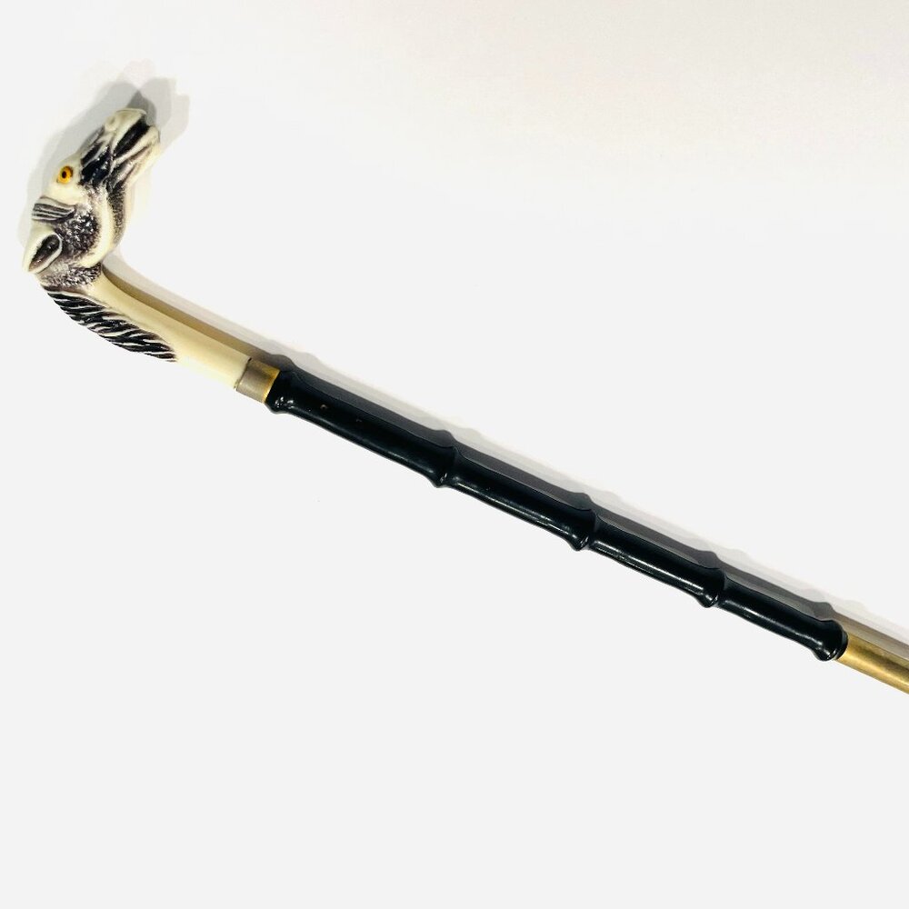RCM Equestrian Bakelite Composed Horse Head Resin Shoe Horn